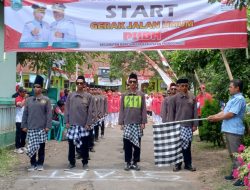 Semarakkan Kemerdekaan, PHBN Kecamatan Banyuanyar Gelar Gerak Jalan